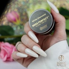 Outlet UV Gél na nechty Miss Perfect White Diamond Boska Nails 15 ml