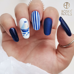 Outlet  Gel lak Divine Blue Secret no 363 Boska Nails 6 ml