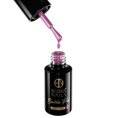 Outlet Gél lak Bmetalic Pink no 396 Boska Nails 6 ml