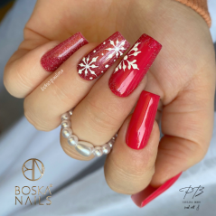 Gél lak Good Day Red Jacket no 386 Boska Nails 6 ml