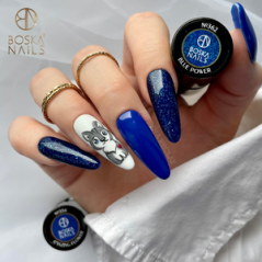 Gel lak Divine Blue Power no 362  Boska Nails 6 ml