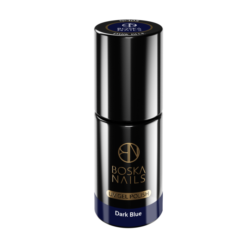 Gel lak Divine Dark Blue no 305 Boska Nails 6 ml