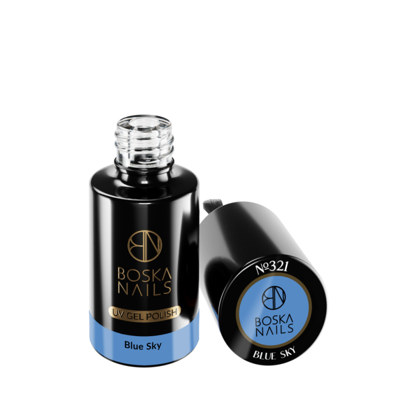 Gel lak Divine Blue Sky no 321 Boska Nails 6 ml