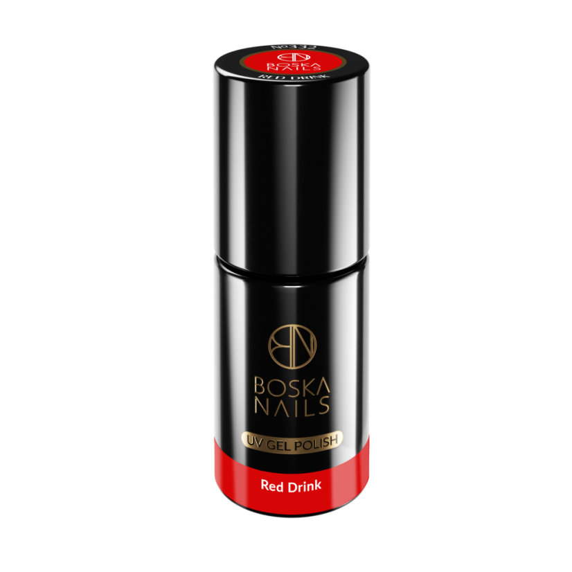 Gel lak Divine Red Drink no 332 Boska Nails 6 ml