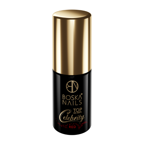 Top Celebrity Red No Wipe Boska Nails 6 ml