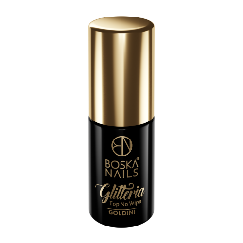 Top Glitteria Goldini No Wipe Boska Nails 6 ml