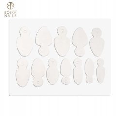 Silikonové formy na Dual Form Oval Boska Nails 12 ks.