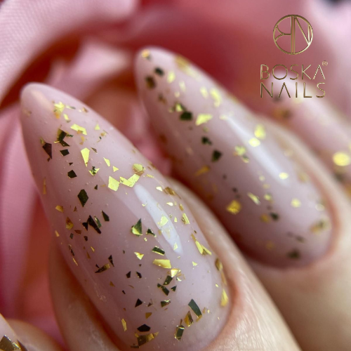 Top Celebrity Gold No Wipe Boska Nails 6 ml