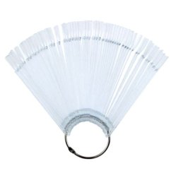 Boska Nails Vzorkovník štvorcový transparentný 50 ks/bal