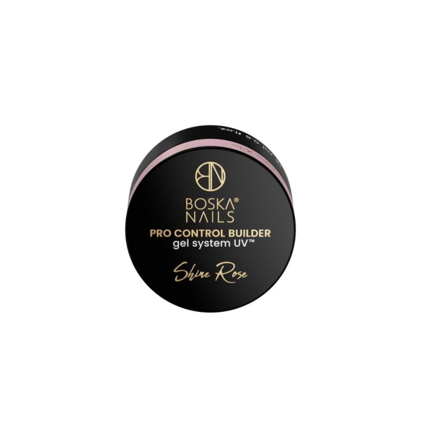 Podkladový UV gél Pro Control Builder Gel System UV Shine Rose Boska Nails 15 ml