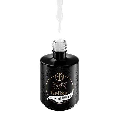 Gel na nehty v lahvičce Gelixir  Whitenella Boska Nails 15 ml