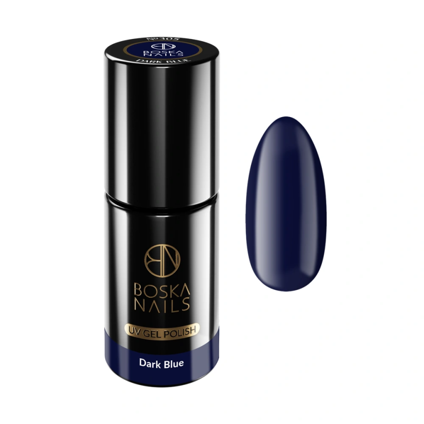 Gel lak Divine Dark Blue no 305 Boska Nails 6 ml