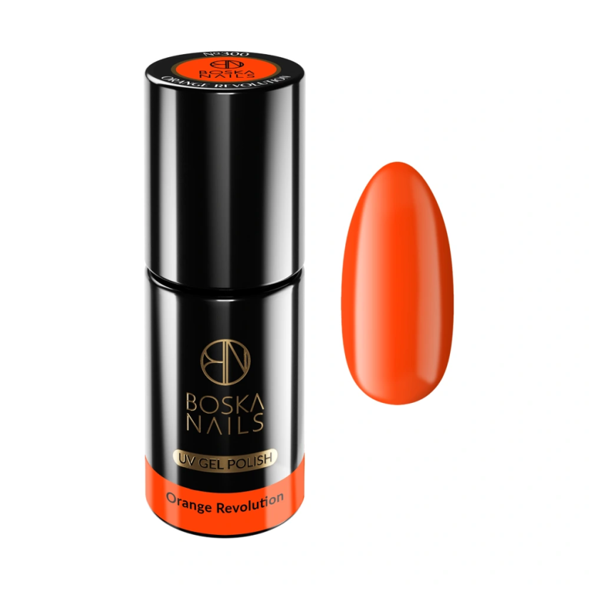 Gel lak Divine Orange Revolution no 300 Boska Nails 6 ml