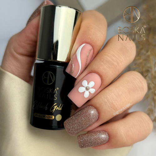 Gél lak Bflash Gold no 392  Boska Nails 6 ml