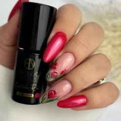 Outlet Gel lak Bmetalic Red no 395 Boska Nails 6 ml