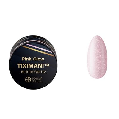 Base Gel UV s tekutou pamětí Tiximani Pink Glow Boska Nails 50 ml