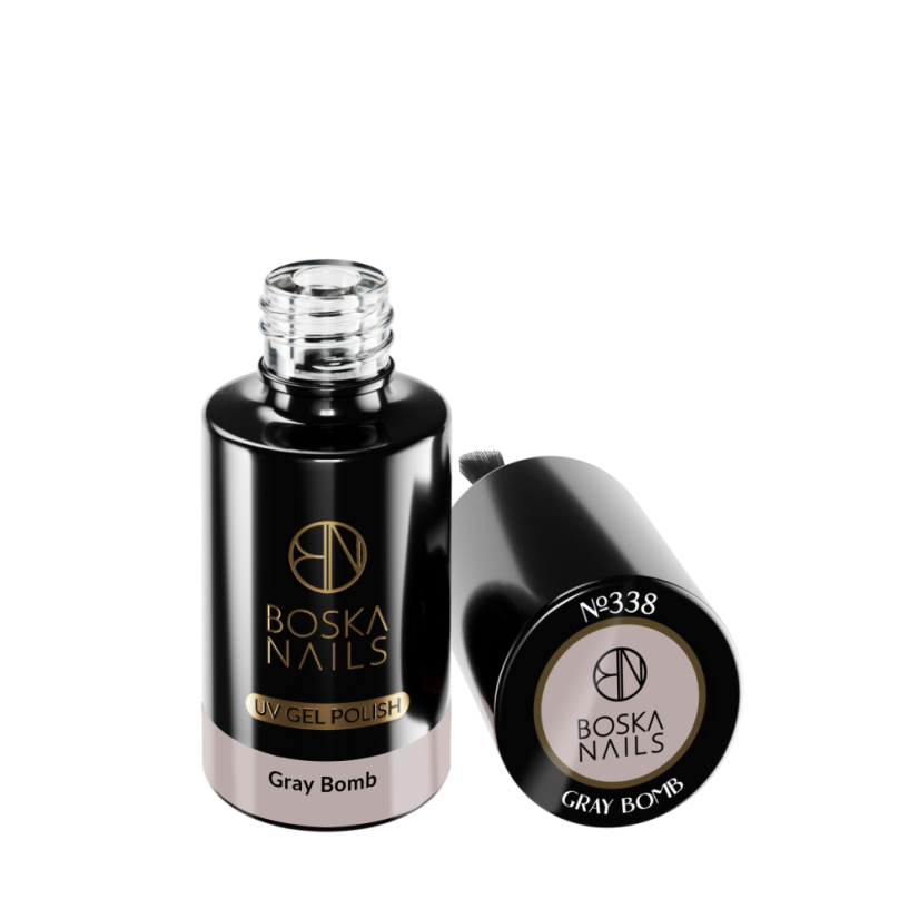 Gel lak  Divine Gray Bomb no 338 Boska Nails 6 ml