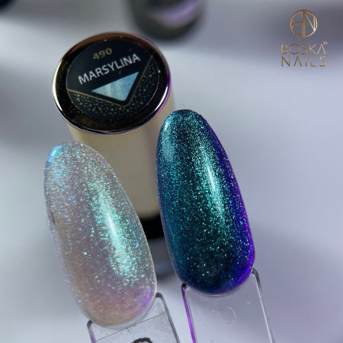 Gel lak Cosmic Glow Marsylina no 490 Boska Nails 6 ml