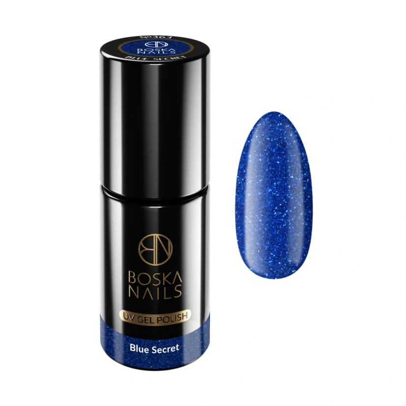 Outlet  Gel lak Divine Blue Secret no 363 Boska Nails 6 ml