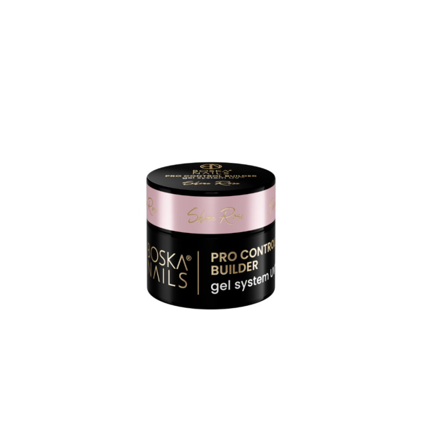 Podkladový UV gél Pro Control Builder Gel System UV Shine Rose Boska Nails 5 ml