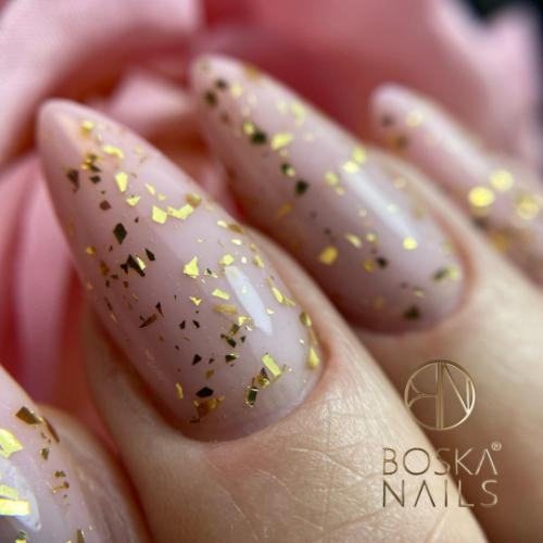 Top Celebrity Gold No Wipe Boska Nails 6 ml