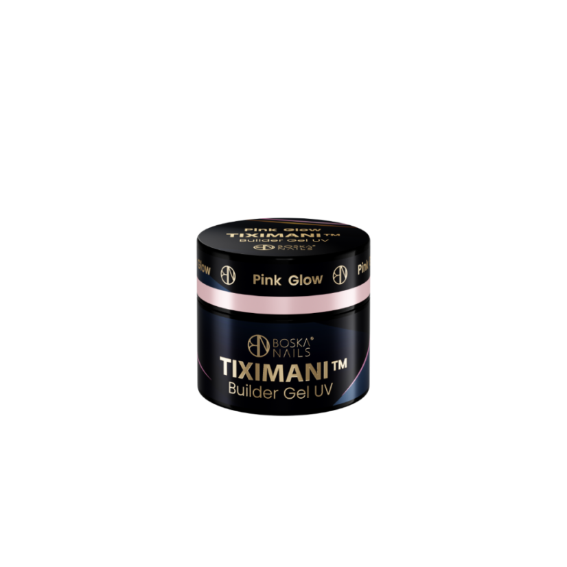 Podkladový UV gél s tekutou pamäťou Tiximani Pink Glow Boska Nails 5 ml
