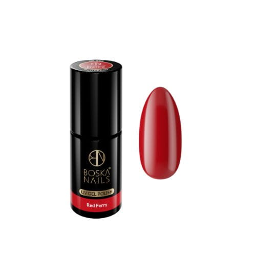 Gél lak Divine Red Ferry no 326 Boska Nails 6 ml