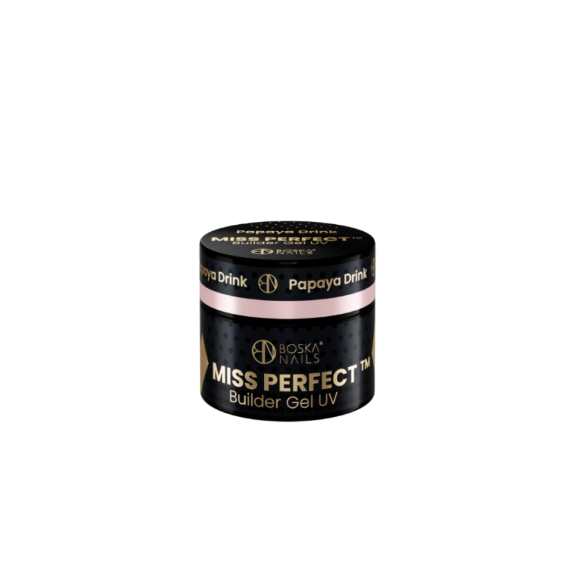 Base Gel UV Miss Perfect Papaya Drink Boska Nails 5 ml