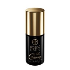 Top Celebrity Silver No Wipe Boska Nails 6 ml