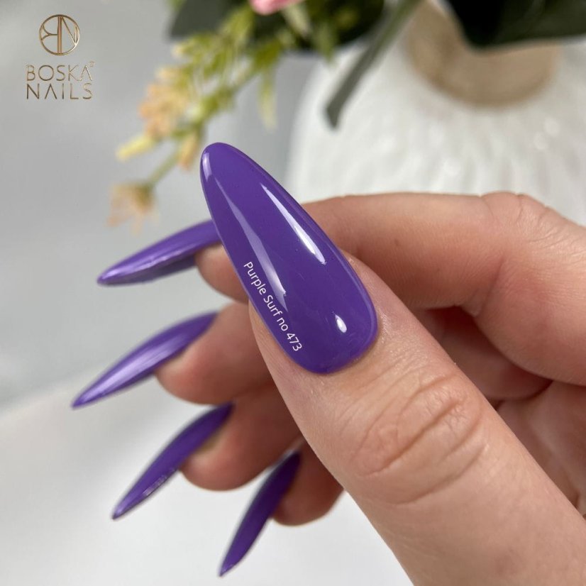 Gél lak Summer Time Purple Surf no 473 Boska Nails 6 ml