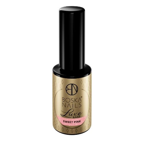 Gumová báza s čiastočkami Luxe Base Sweet Pink Boska Nails 10 ml