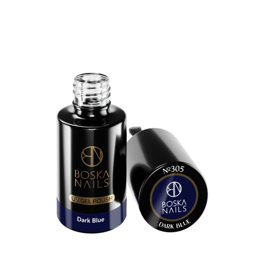 Gel lak Divine Dark Blue no 305 Boska Nails 6 ml
