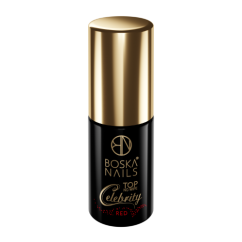 Top Celebrity Red No Wipe Boska Nails 6 ml