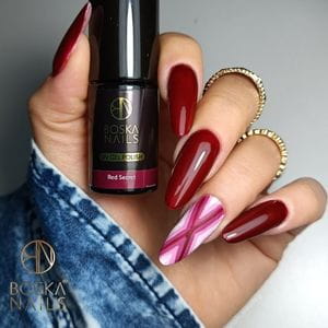Gél lak Divine Red Secret no 307 Boska Nails 6 ml