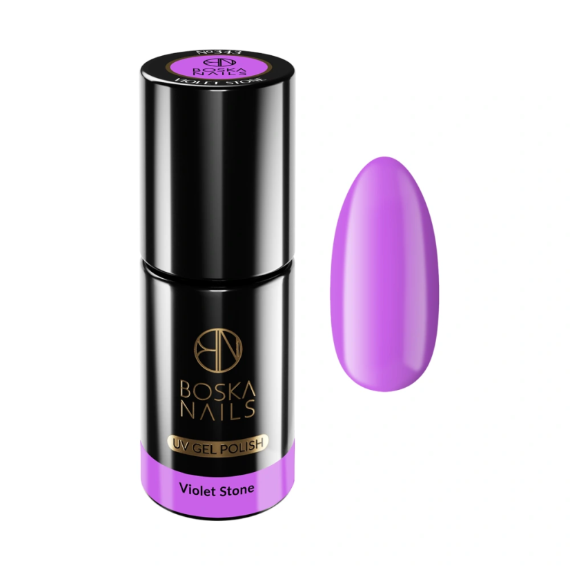 Gél lak  Divine Violet Stone no 343 Boska Nails 6 ml