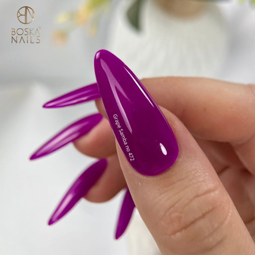 Gél lak Summer Time Grape Samba no 472 Boska Nails 6 ml