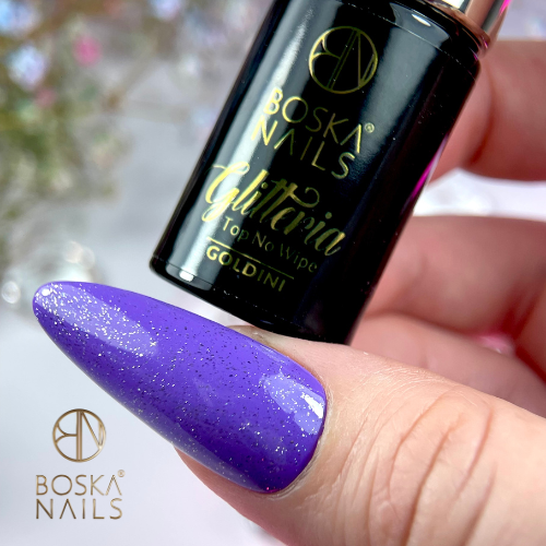 Top Glitteria Goldini No Wipe Boska Nails 6 ml