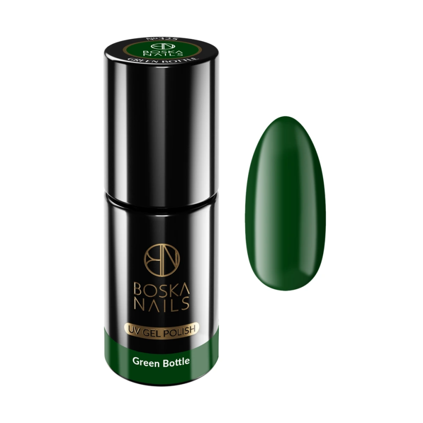 Gel lak Divine Green Bottle no 325 Boska Nails 6 ml