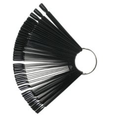 Boska Nails Vzorkovník štvorcový čierny 50 ks/bal