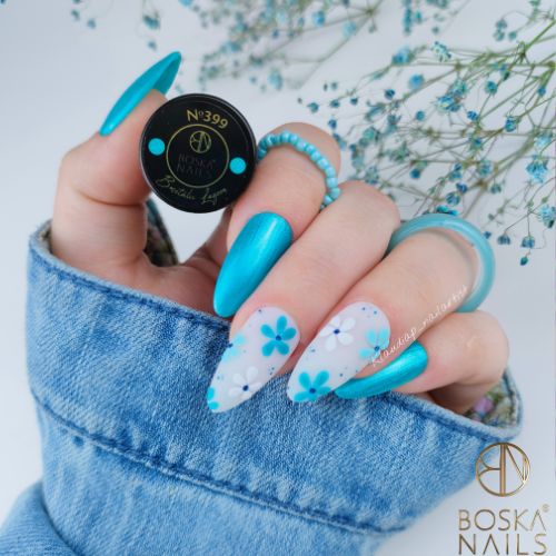 Outlet Gel lak Bmetalic Lagoon no 399 Boska Nails 6 ml