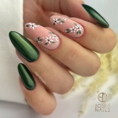 Outlet Gel lak Bmetalic Green no 400 Boska Nails 6 ml