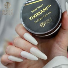 Podkladový UV gél s tekutou pamäťou Tiximani White Heart Boska Nails 15 ml