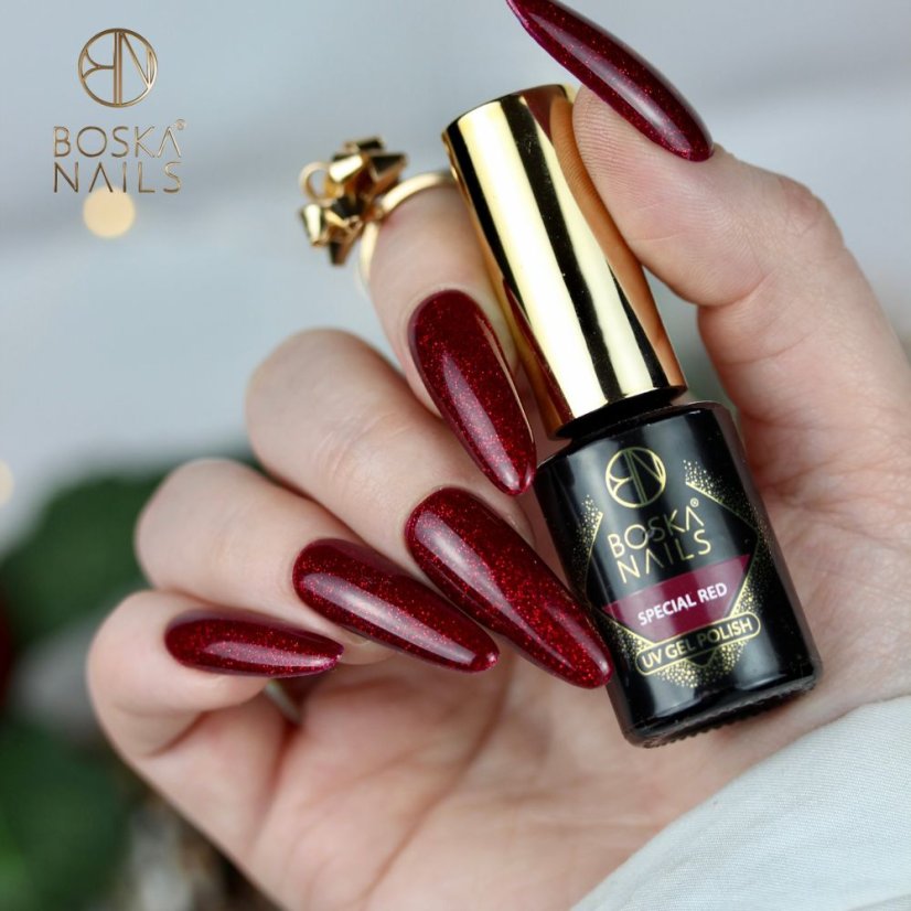 Gél lak Special Time Special Red no 447 Boska Nails 6 ml