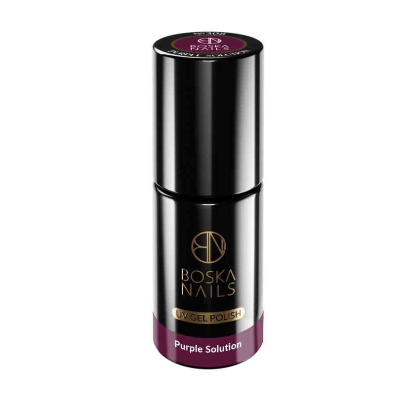 Gel lak Divine Purple Solution no 308 Boska Nails 6 ml