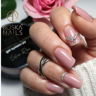 Podkladový UV gél Pro Control Builder Gel System UV Shine Rose Boska Nails 15 ml