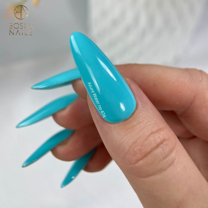 Gel lak Summer Time Azure Water no 474 Boska Nails 6 ml